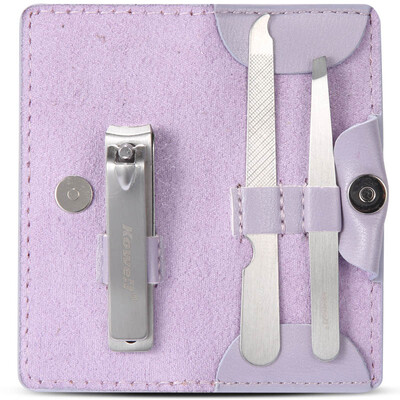 

Korea Kowell Han Kewei nail clippers imported stainless steel nail clippers personal care repair capacity combination 3 sets of KA308 purple