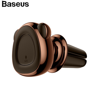 

Baseus Mini Car Phone Holder Air output style Magnetic phone holder Cute Bear Mobile phone Holder for Auto Air outlet