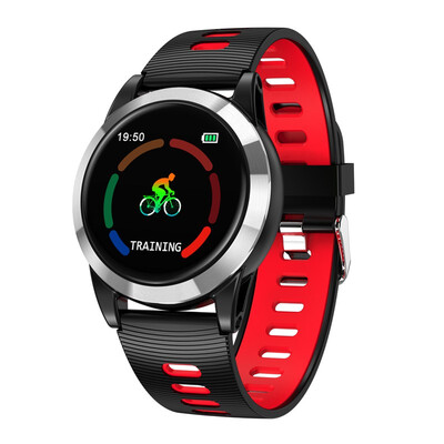 

Smart Watch R15 Men Android IOS Smartband Heart Rate Fitness Bracelet Sleep Monitor Fitness Tracker Color Screen Round Wristband