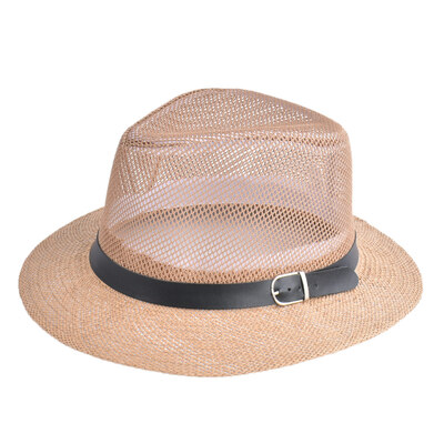 

Women Spring Summer Sum Cap Hollow Out Wide-Brim Fedora Hats Bowler Floppy Straw Caps Beach Sunhats