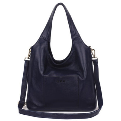 

New design rivet handbag genuine soft leather female fashion shoulder messenger bags high quality women large cowhide Tote bag