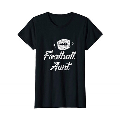 

Football Aunt Shirt Cute Funny Player Fan Gift
