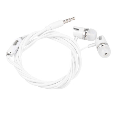 

35mm Wired Headphone In-Ear Headset Stereo Music Earphone Earpiece In-line Control Hands-free with Microphone for Smartphones Tab