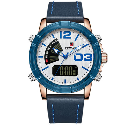 

REWARD RD63092M Men\s Double Movement Electronic Sports Watch