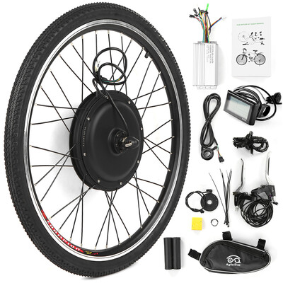 

26x175 Electric Bike Conversion Kit Bike Rear Wheel Hub Motor Kit 48V 1000W Powerful E-Bike LCD Display Motor Kit Brushless Con