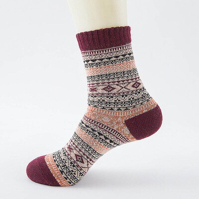 

Winter Thick Warm Stripe Wool Socks Casual Calcetines Hombre Sock Business Male Socks