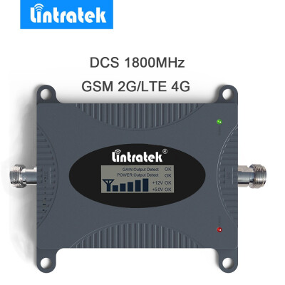 

Lintratek Powerful 1800 mhz 4G Amplifier Repeater Band 3 4G LTE 1800MHz Amplificateur GSM 1800 Mobile Phone Signal Booster DCS20