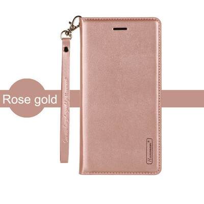 

Hanman Leather Flip Case For Apple iPhone X Cover Wallet Card Holster Magnetic Stand Phone Cover