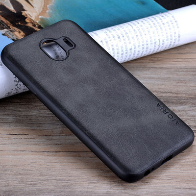 

for Samsung Galaxy J4 2018 case Luxury Vintage PU cow leather Skin cover phone case for samsung galaxy j4 2018 J400 coque funda