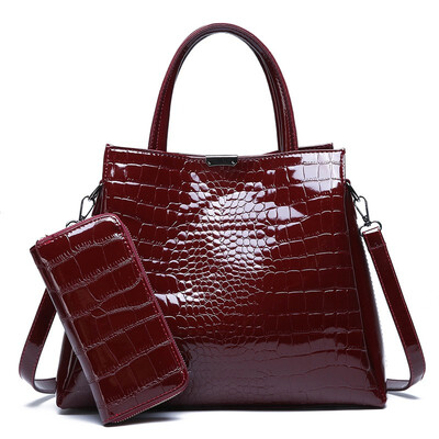 

New Pattern PU Portable Handbag Fashion Bags Stone Print Womens Bags Single Shoulder Soft Handle Embossing Inclined Shoulder Bag