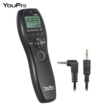 

YouPro YP-880 S2 Camera Wired Shutter Release Timer Remote Control LCD Display for Sony A58 A7R A7 A7II A7RII A7SII A7S A6000 A500