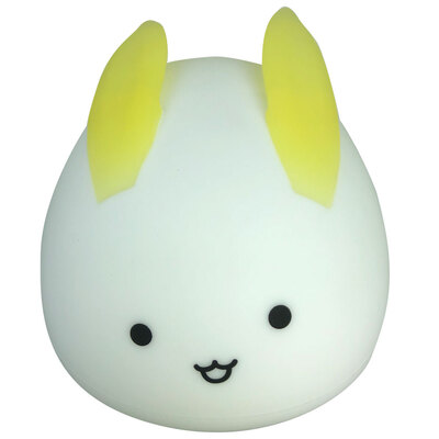 

Night Light For Kids Soft Rabbit Silicone Baby Nursery Lamp Tap Control 7 Colors Breathing Light Nightlight For Baby Toddlers Bedr