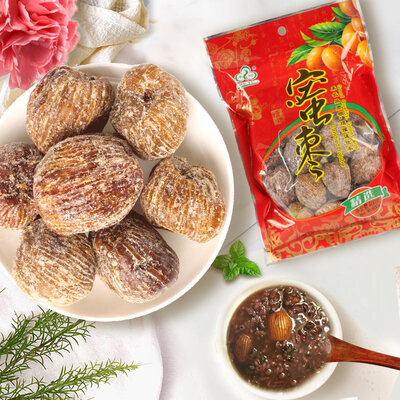 

Hessian dates 400g red dates dates candied fruit dried goods soup hazelnuts raw materials