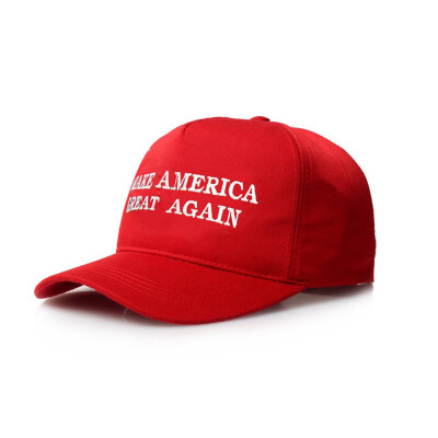 

Make America Great Again Adjustable Baseball Cap with Embroidery Unisex Flag Cotton Hats Letter Sport Gorras Casquette White With