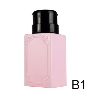 

B type air pump dispenser nail tool bottle liquid alcohol remover cleaner can fill container 200ml
