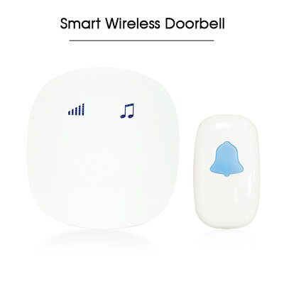 

Wireless Home Security Doorbell Home Smart Doorbell Long Range Transmission with 1Indoor Receiver1Outdoor Transmitter 35 Music