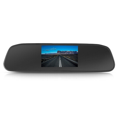 

Car 43 inch Rear View Mirror Monitor Display Screen&Reversing Camera with 4 LED Lights