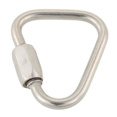 

Stainless Steel Triangle Quick Link Locking Carabiner Hanging Hook Buckle for Outdoor Camping Hiking