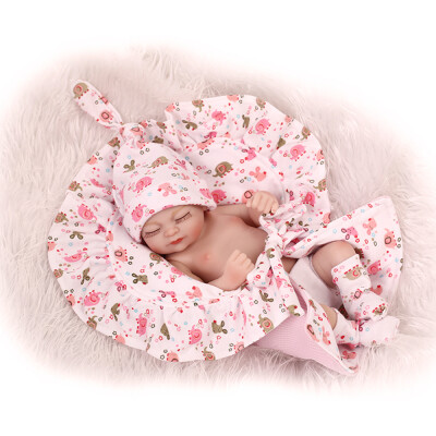 

10in Reborn Baby Rebirth Doll Kids Gift All Silica Gel Girl