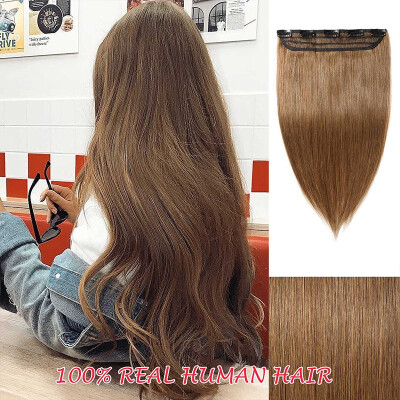 

100 Human Hair Clip In Hair Extensions 9 Colors Can Curly Dyed Washed 1 Piece5 Clips