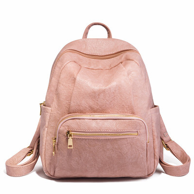 

Obstine 2018 Multifunctional Backpack Female Black Backpacks for Women with Zipper High Quality Schoolbag Back Pack Rucksack