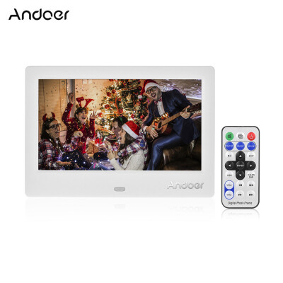 

Andoer M705 7 Inches Compact Size LED Digital Photo Frame Desktop Album 800 480 169 Supports Music Video Clock Calendar Func