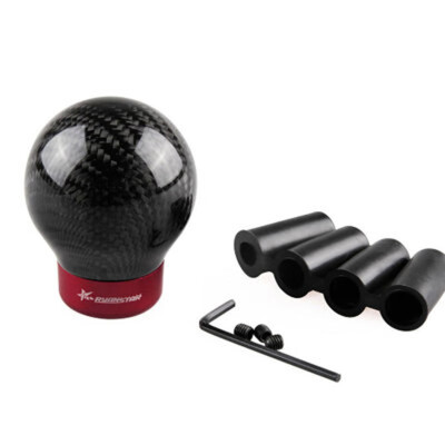 

High Quality Car Modified Carbon Fiber Shift Knob For ManualAutomatic Car Real Carbon Fiber Ball Gear Shift Shifter Knob Head