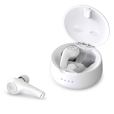 

Motorola VerveBuds 500 True Wireless Bluetooth Headset Dual Wheat Noise Reduction HD Call Subwoofer 50 Smart Matching Moonlight White