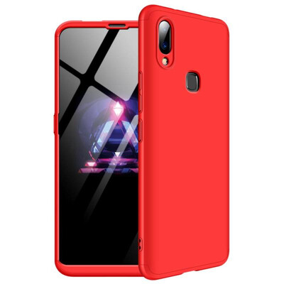 

MOONCASE Vivo Nex A Rear Fingerprint Three-Segment All-Inclusive Shield - Red