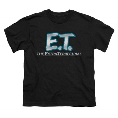 

Et The Extra-Terrestrial Science Fiction Movie Spielberg Logo Big Boys T-Shirt