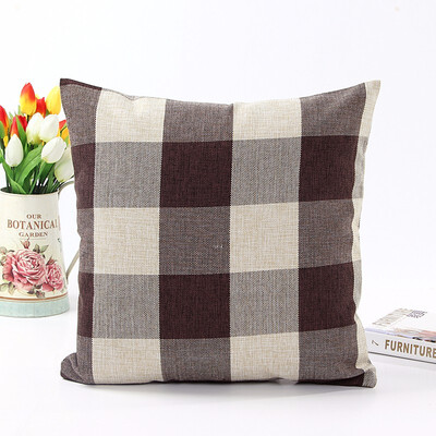 

New Qualified Cushion Cover Christmas Pillow Case Plaid Lattice Sofa Bed Home Decor Pillow Case Cushion Cover For Sofa JAN3