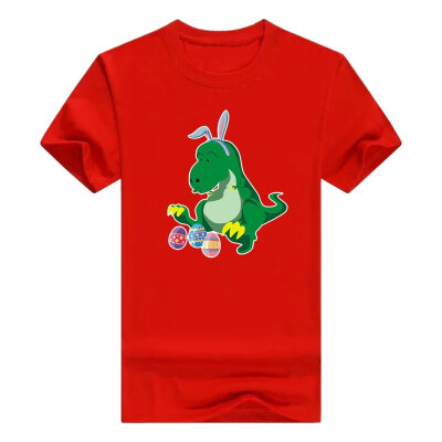 

Funny Easter Gifts T-Rex Easter Bunny Easter Eggs Mens T-Shirt