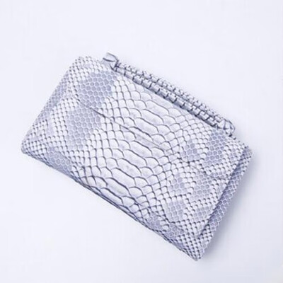 

Women Handbag Genuine Leather Clutch High Quality Shoulder Messenger Female Crossbody Bags Serpentine Print Purse Small