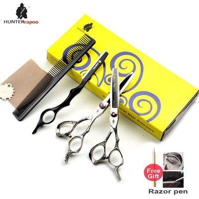 

HT9111 6 inch Professional Hairdressing Salons Scissors Kit Hair Cutting Scissor Thinning Shears For hairdresser