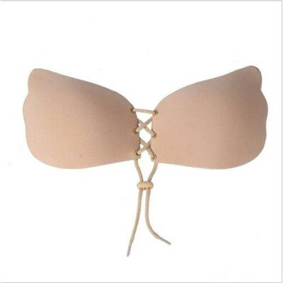 

34 Cup Nubra Invisible Sticky Bra Strapless Brasier Silicone Push Up Adjustable