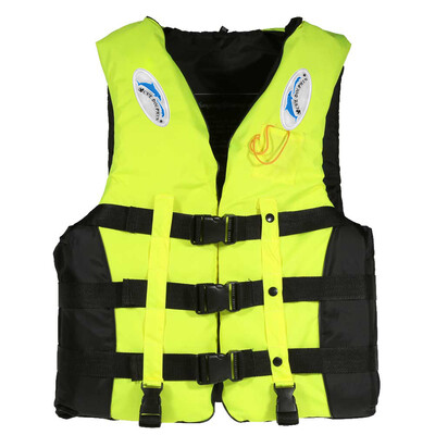 

Adult Swimming Boating Drifting Safety Life Jacket Vest with Whistle -2XL