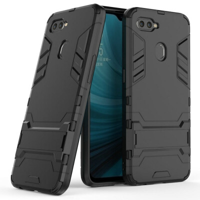 

for Oppo A7 WIERSS Shockproof Hard Phone Case for Oppo A7 for Oppo A3s Armor Case Back Cover Fundas Capa Coque