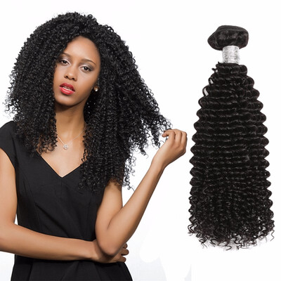 

Nami Hair Brazilian Remy Hair Bundles Kinky Curly 4PCS 100 Human Hair Extensions Nature Color