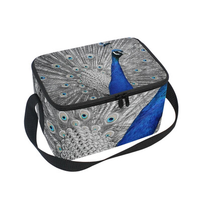 

ALAZA Lunch Box Nature Bird Wing Leaf Animal Insulated Lunch Bag Large Cooler Tote Bagfor Men Women