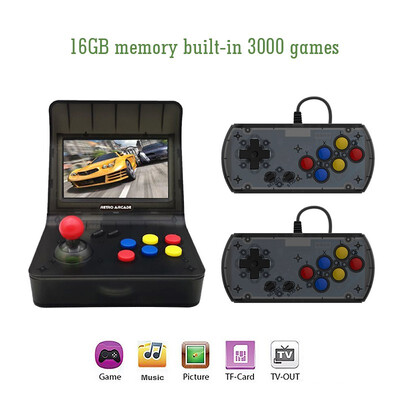 

Retro ARCADE Mini Video Game Console 43 Inch Built In 3000 Games Handheld Game Console Family Kid Gift Toy