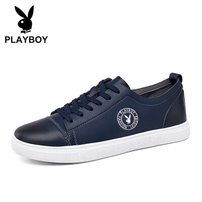 

Playboy PLAYBOY Korean version of the wild fashion trend casual shoes mens comfortable wear DS81068 dark blue 42