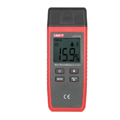 

UNI-T UT377A Professional Mini Hand-held LCD Wood Moisture Meter Lumber Damp Detector 2 Pins Tester Range 2～40 Accuracy ±2