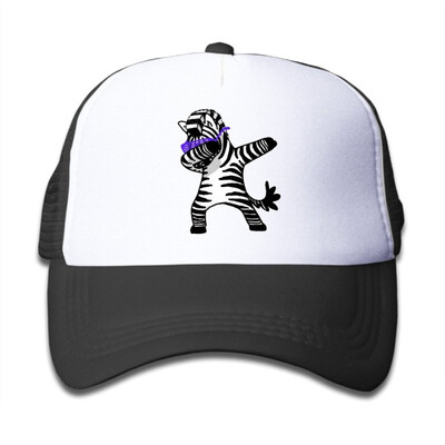 

Dabbing Zebra Trucker Hat Adjustable Mesh Cap For Baby