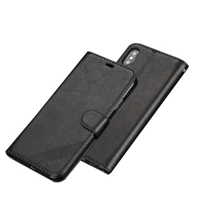

MOONCASE Apple iPhone XS Max Yazun Shi TPU Wallet - Black