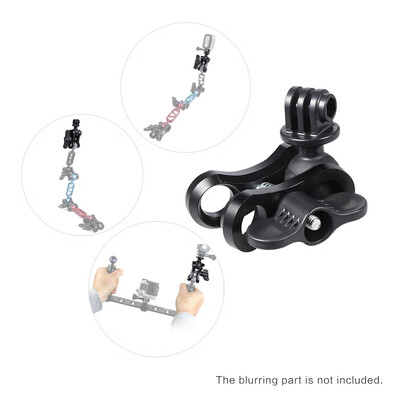 

Diving Lights Butterfly Clip Arm Clamp Mount Ball Base Adapter for Gopro Hero 4 3 3 Action Camera