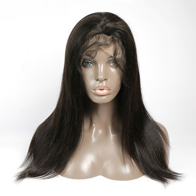 

180 Density 360 lace Frontal Wig Straight Hair 100 Human Hair