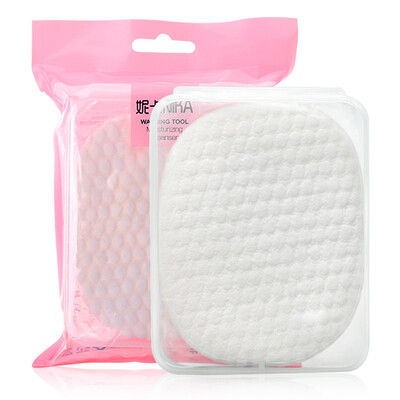 

Nika Nika three-dimensional massage cleansing face wash face with a storage box cleansing wash cotton cotton skin sponge