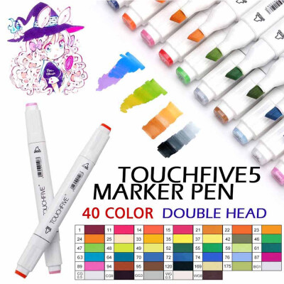

TOUCHFIVE Marker Alcoholic Oily Based Ink Art Marker Set for Manga Dual Headed Art Sketch Markers