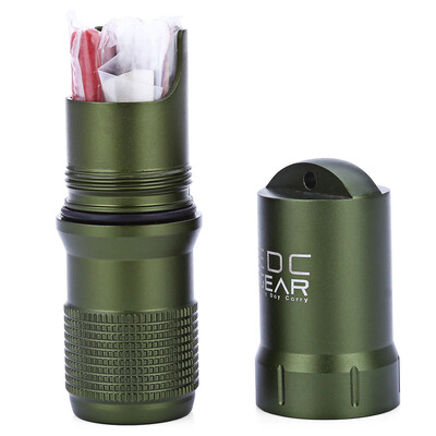 

EDC Survival Gear Aluminum Waterproof Container Storage Case Box