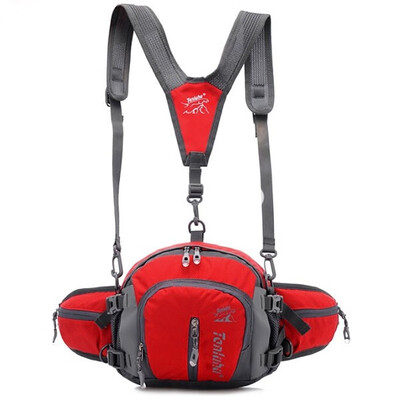

Unisex MultiFunctional Single Shoulder Strap Backpack Bag Waterproof Chest Pack Waist Bag Outdoor Sports Waterproof running bag